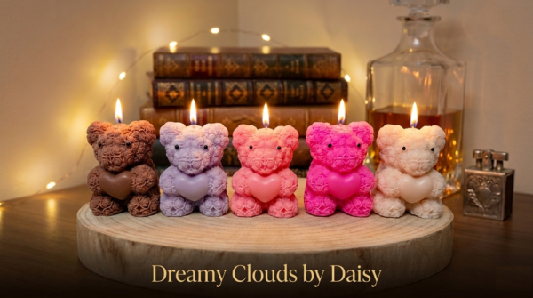 Cute Teddy Candle
