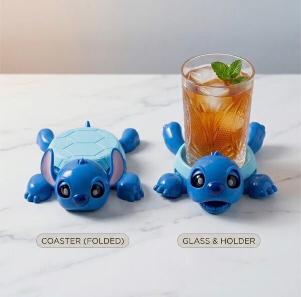 Stitch Coaster - Blue